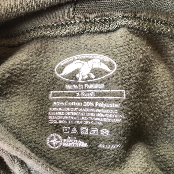 DuckCommader “Happy Happy Happy” Camo Print Hoodie - Picture 5 of 5